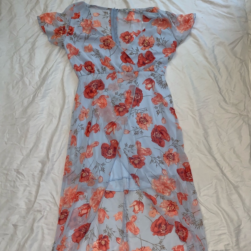 NWT Floral High-Low Dress- M